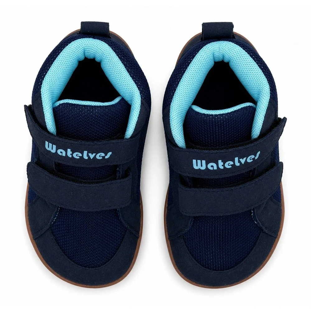 WateLves Wide Barefoot Toddler 10C Blue Zero Drop Minimalist Walking‎ Shoes Kids